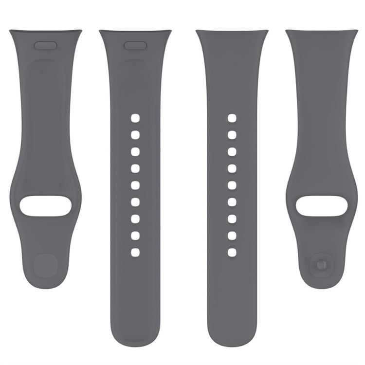 Helt vildt cool Xiaomi Redmi Band 3 Silikone Rem - Sølv#serie_9