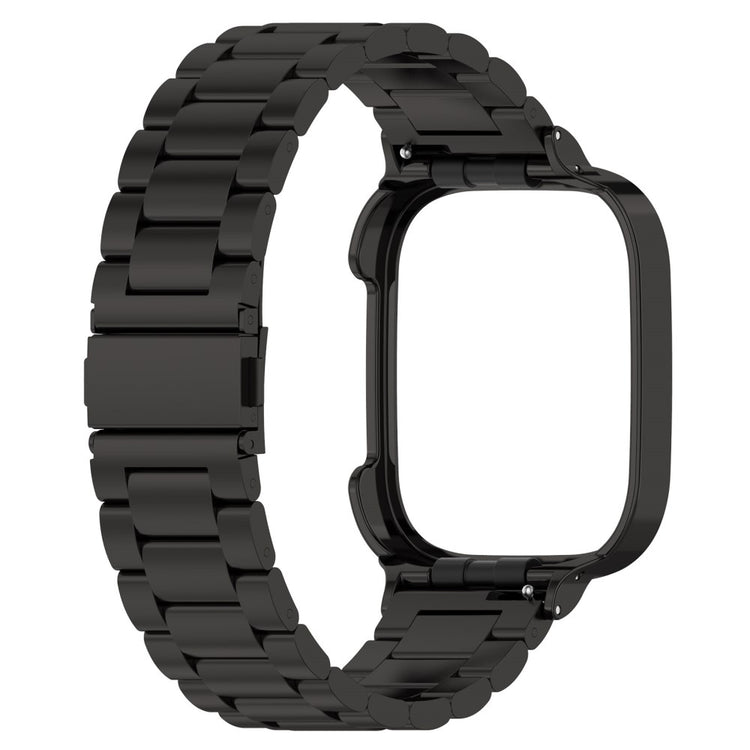 Metal Universal Rem passer til Xiaomi Redmi Watch 3 / Xiaomi Mi Watch Lite 3 - Sort#serie_1