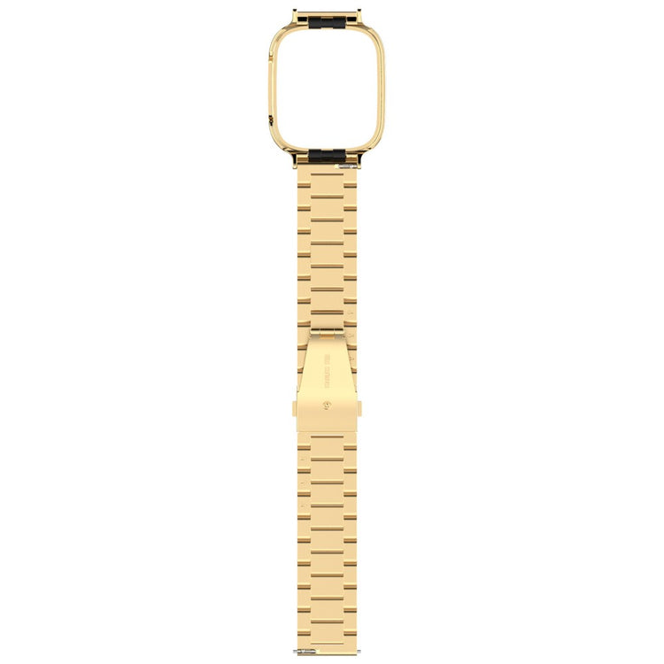 Metal Universal Rem passer til Xiaomi Redmi Watch 3 / Xiaomi Mi Watch Lite 3 - Guld#serie_2