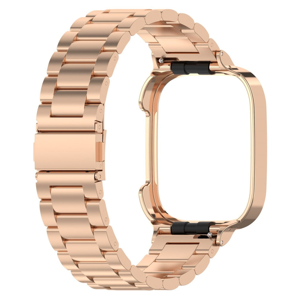 Metal Universal Rem passer til Xiaomi Redmi Watch 3 / Xiaomi Mi Watch Lite 3 - Pink#serie_3