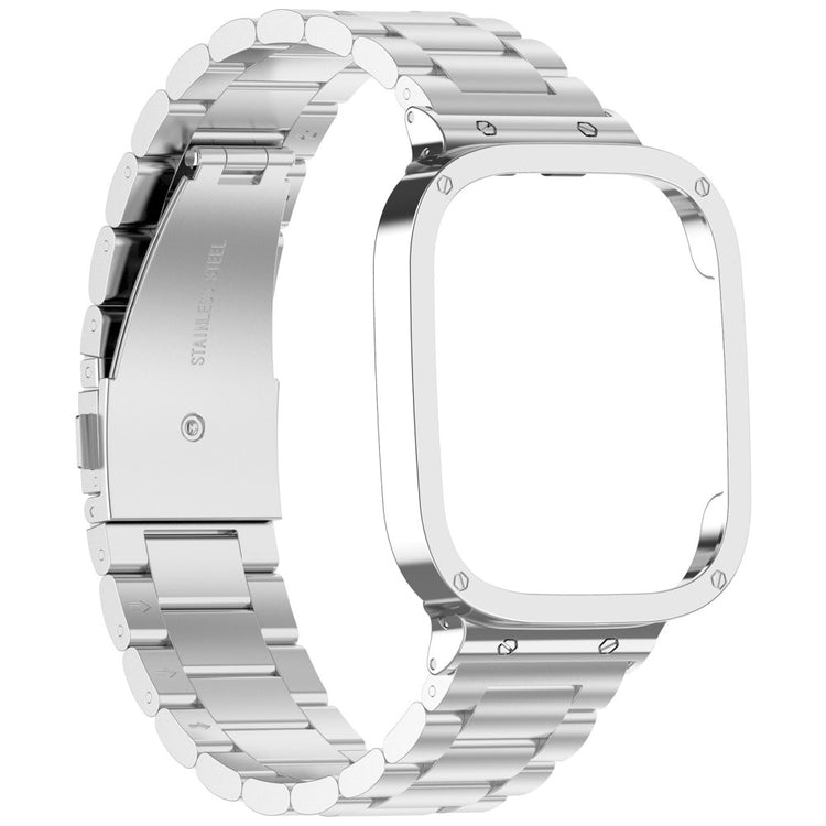 Metal Universal Rem passer til Xiaomi Redmi Watch 3 / Xiaomi Mi Watch Lite 3 - Sølv#serie_3