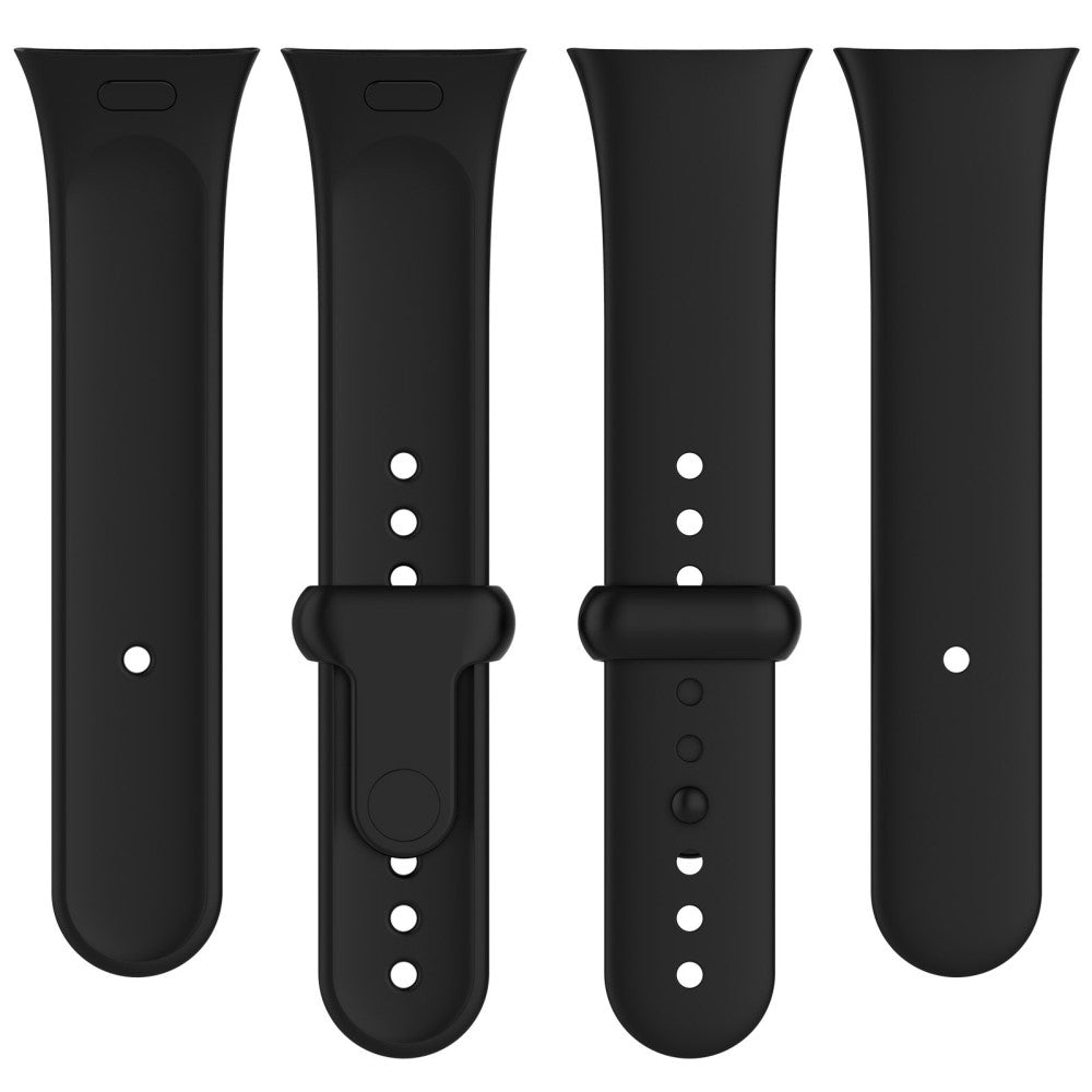 Silikone Universal Rem passer til Xiaomi Redmi Watch 3 / Xiaomi Mi Watch Lite 3 - Sort#serie_1