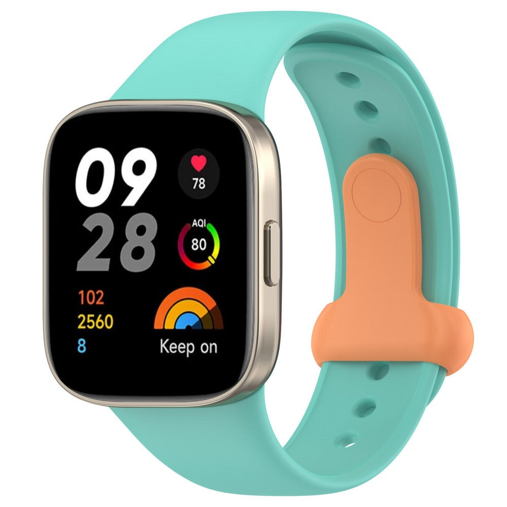 Silikone Universal Rem passer til Xiaomi Redmi Watch 3 / Xiaomi Mi Watch Lite 3 - Grøn#serie_3