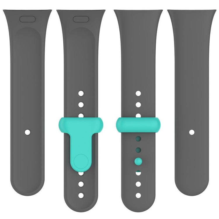 Silikone Universal Rem passer til Xiaomi Redmi Watch 3 / Xiaomi Mi Watch Lite 3 - Sølv#serie_4
