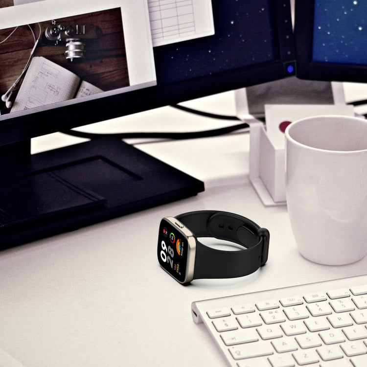 Silikone Universal Rem passer til Xiaomi Redmi Watch 3 / Xiaomi Mi Watch Lite 3 - Sølv#serie_4
