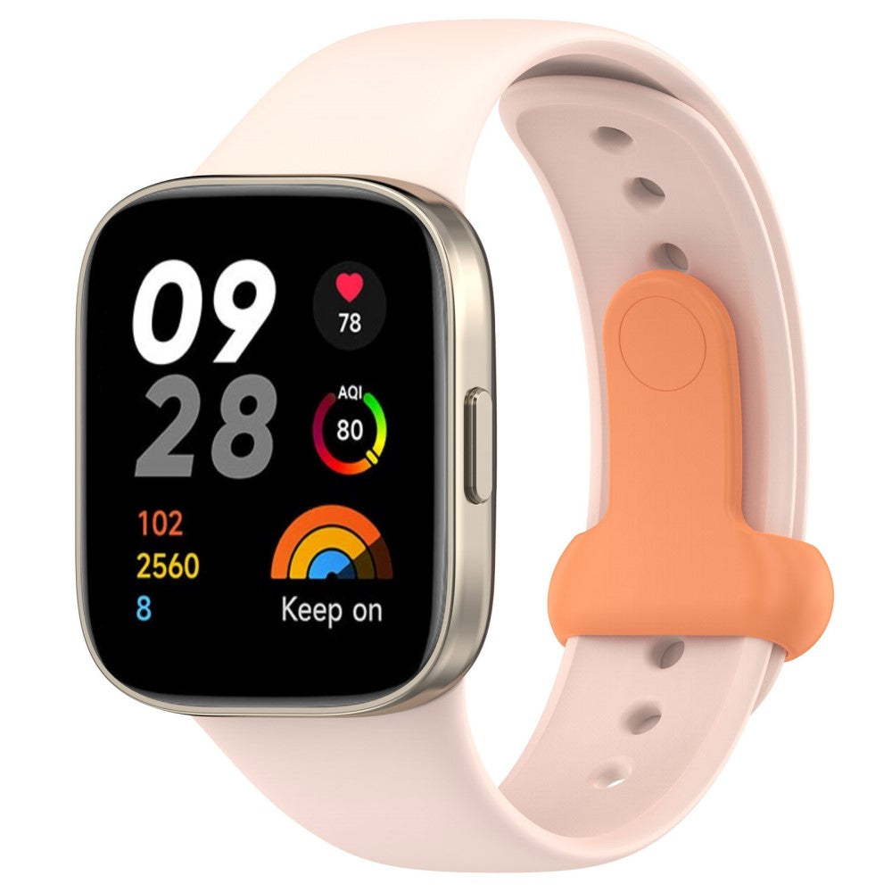 Silikone Universal Rem passer til Xiaomi Redmi Watch 3 / Xiaomi Mi Watch Lite 3 - Pink#serie_6