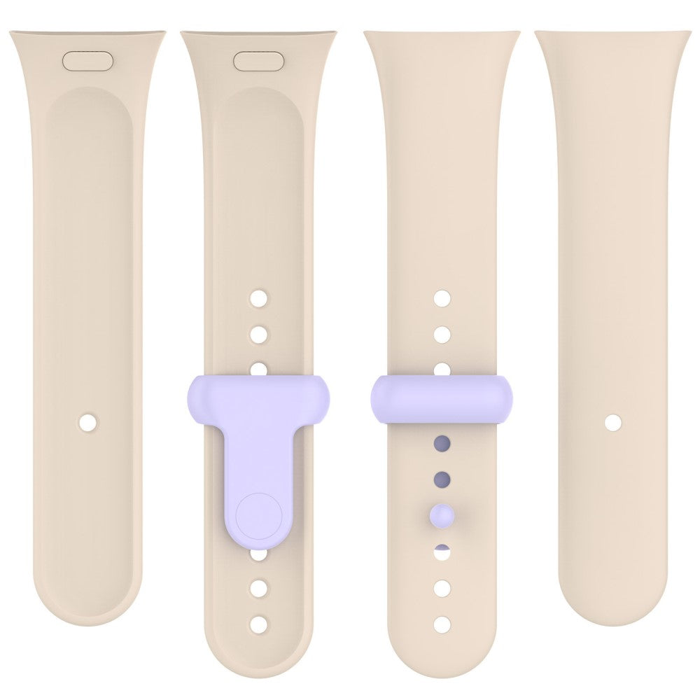 Silikone Universal Rem passer til Xiaomi Redmi Watch 3 / Xiaomi Mi Watch Lite 3 - Hvid#serie_7