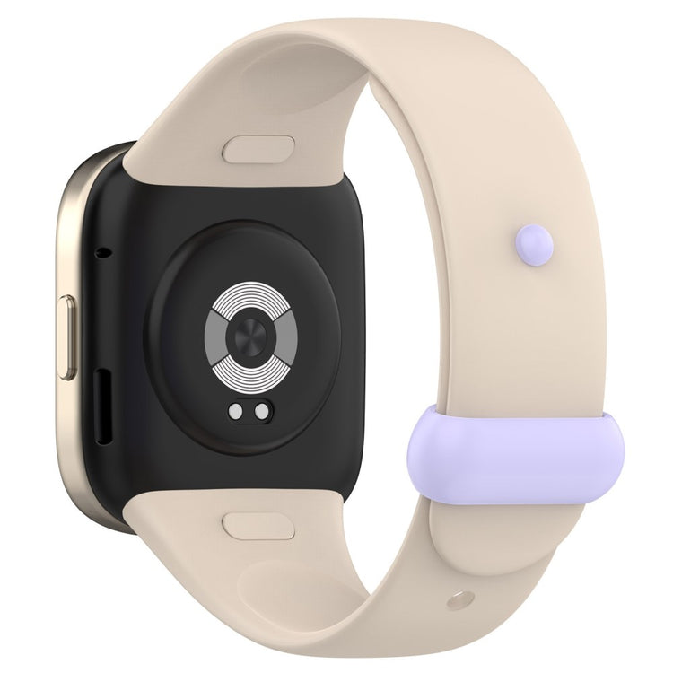 Silikone Universal Rem passer til Xiaomi Redmi Watch 3 / Xiaomi Mi Watch Lite 3 - Hvid#serie_7