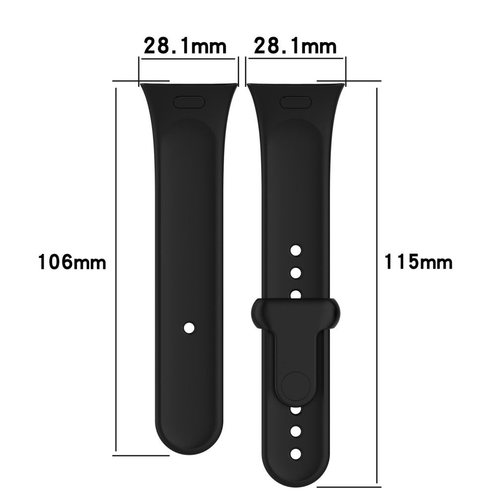 Silikone Universal Rem passer til Xiaomi Redmi Watch 3 / Xiaomi Mi Watch Lite 3 - Grøn#serie_8