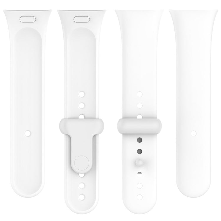 Silikone Universal Rem passer til Xiaomi Redmi Watch 3 / Xiaomi Mi Watch Lite 3 - Hvid#serie_9