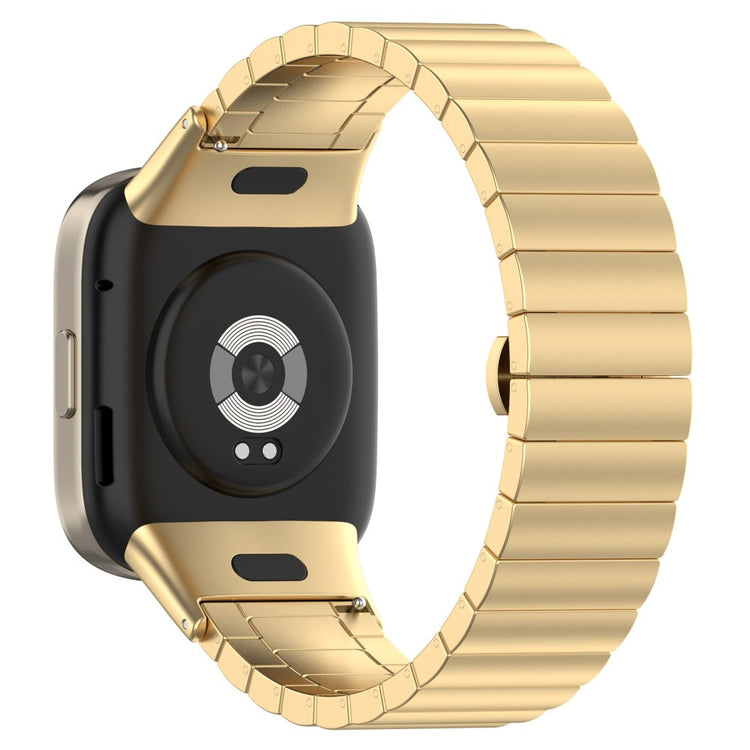 Metal Universal Rem passer til Xiaomi Redmi Watch 3 / Xiaomi Mi Watch Lite 3 - Guld#serie_1