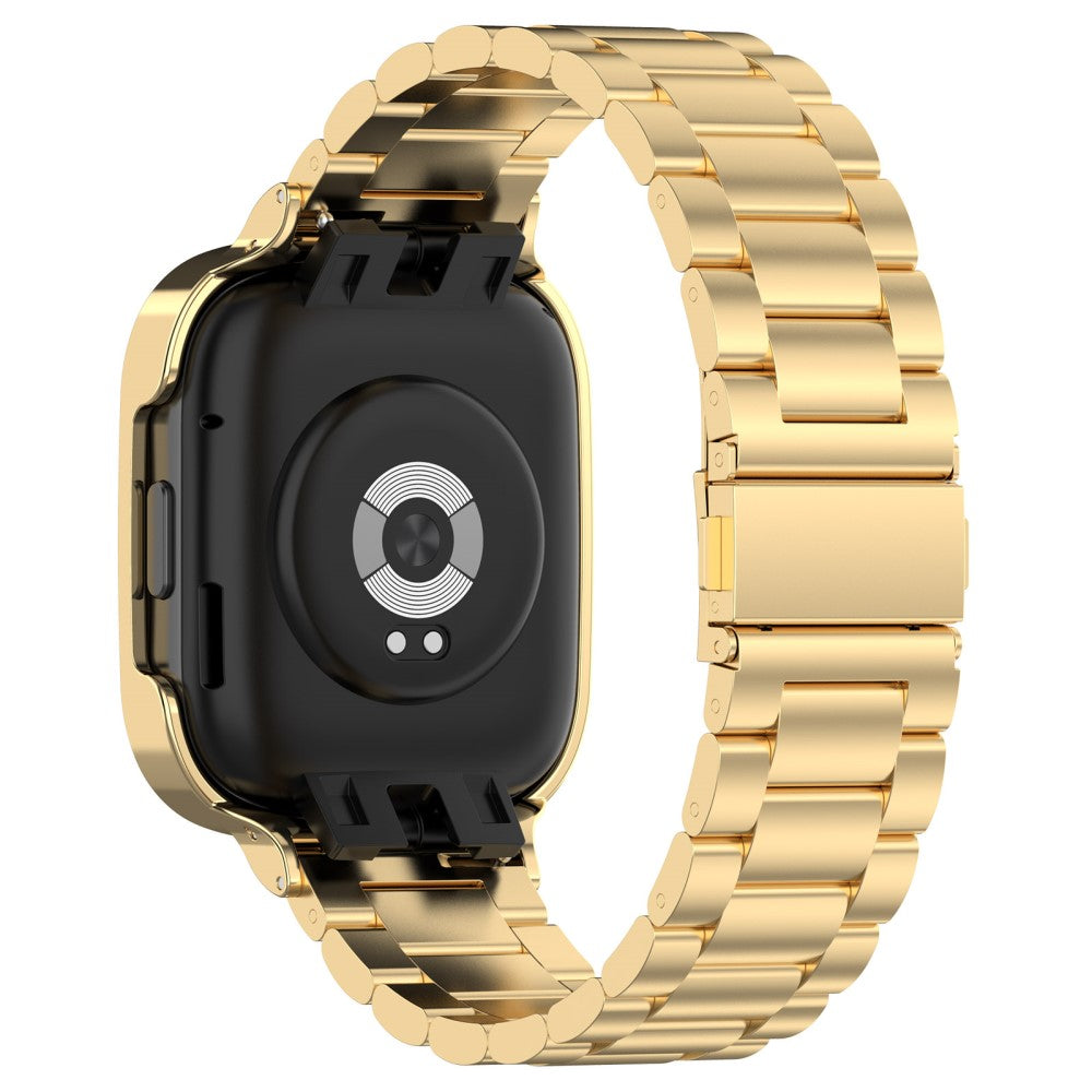 Metal Universal Rem passer til Xiaomi Redmi Watch 3 / Xiaomi Mi Watch Lite 3 - Guld#serie_1