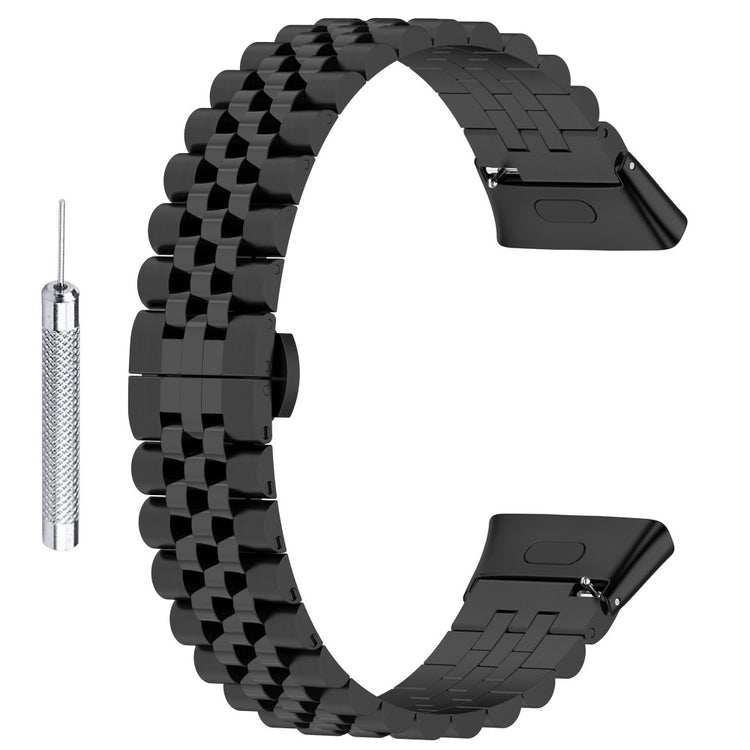 Metal Universal Rem passer til Xiaomi Redmi Watch 3 / Xiaomi Mi Watch Lite 3 - Sort#serie_3