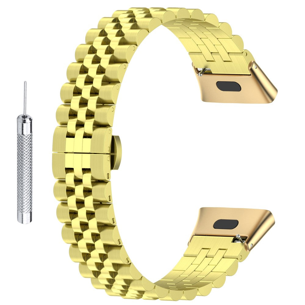 Metal Universal Rem passer til Xiaomi Redmi Watch 3 / Xiaomi Mi Watch Lite 3 - Guld#serie_4