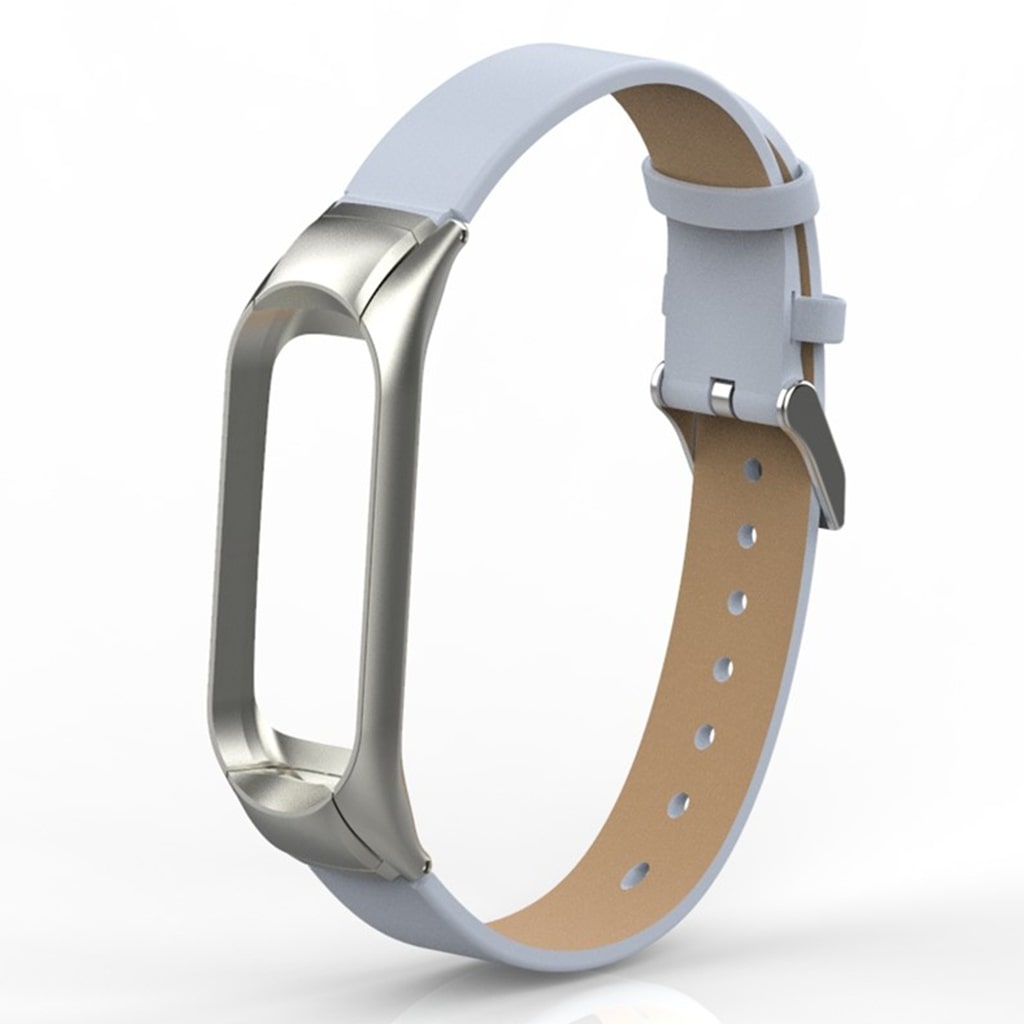Eminent Xiaomi Mi Smart Band 4 Ægte læder Rem - Hvid#serie_5