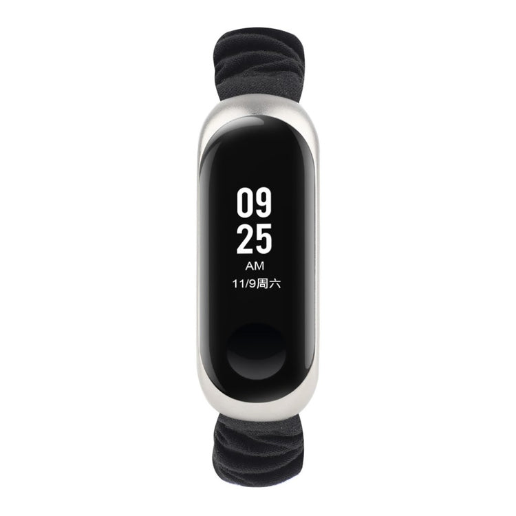 Yndigt Xiaomi Mi Smart Band 4 / Xiaomi Mi Band 3 Nylon Rem - Sort#serie_3