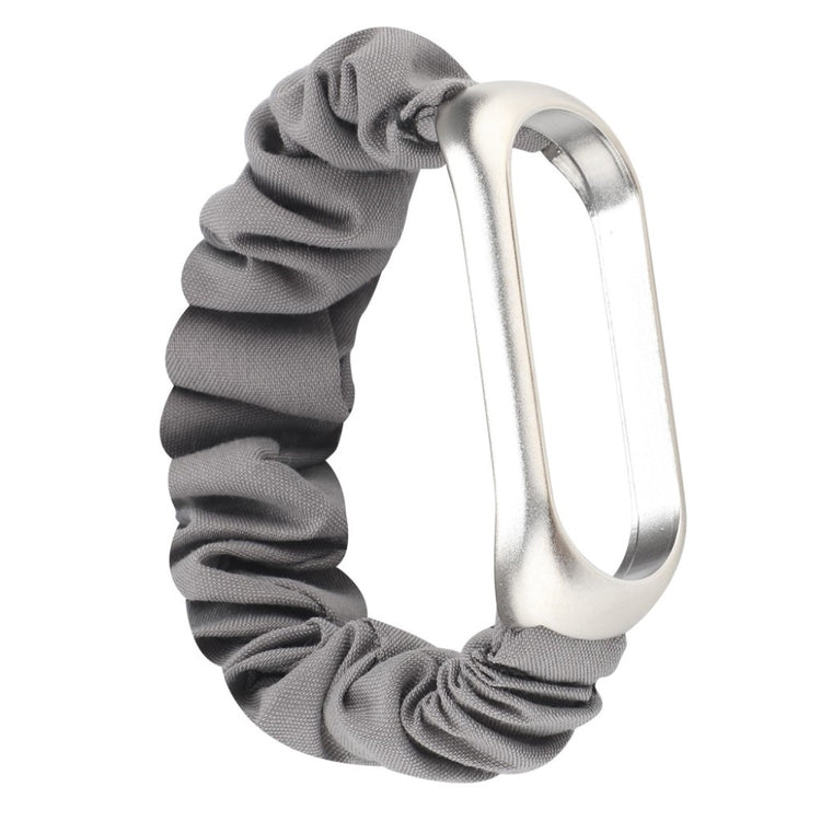 Yndigt Xiaomi Mi Smart Band 4 / Xiaomi Mi Band 3 Nylon Rem - Sølv#serie_4