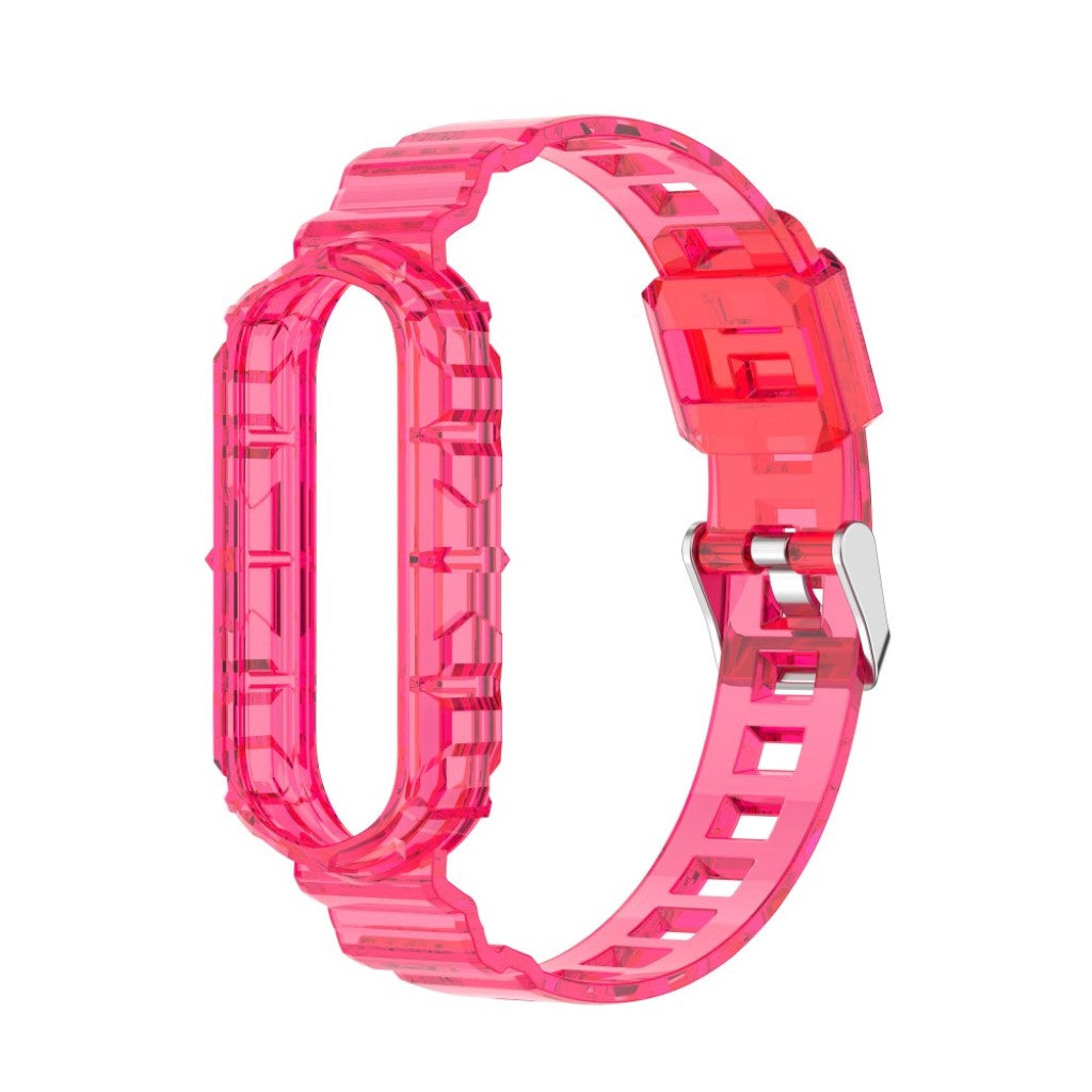 Fint Xiaomi Mi Smart Band 4 / Xiaomi Mi Band 3 Silikone Rem - Pink#serie_6