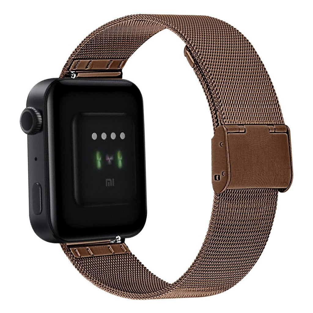 Super nydelig Xiaomi Mi Watch Metal Rem - Brun#serie_4
