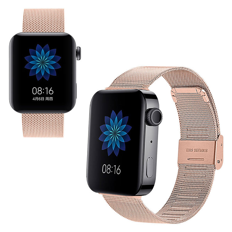 Super nydelig Xiaomi Mi Watch Metal Rem - Pink#serie_6