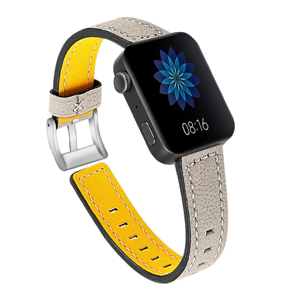 Mega slidstærk Xiaomi Mi Watch Ægte læder Rem - Flerfarvet#serie_4