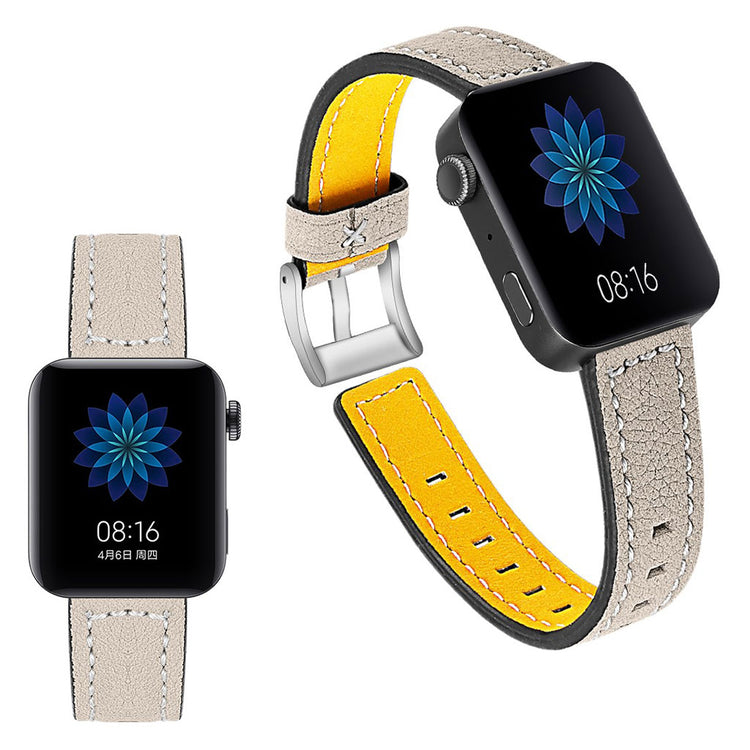 Mega slidstærk Xiaomi Mi Watch Ægte læder Rem - Flerfarvet#serie_4