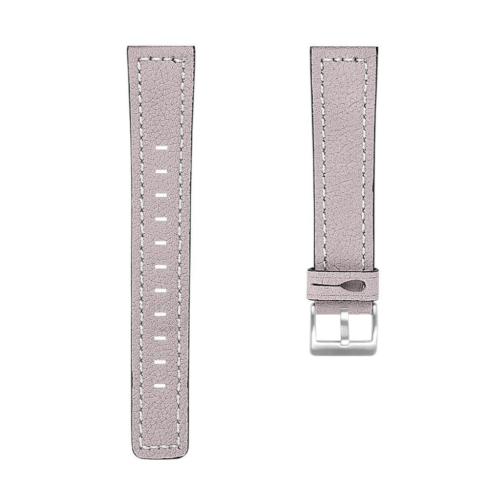 Mega slidstærk Xiaomi Mi Watch Ægte læder Rem - Lilla#serie_5