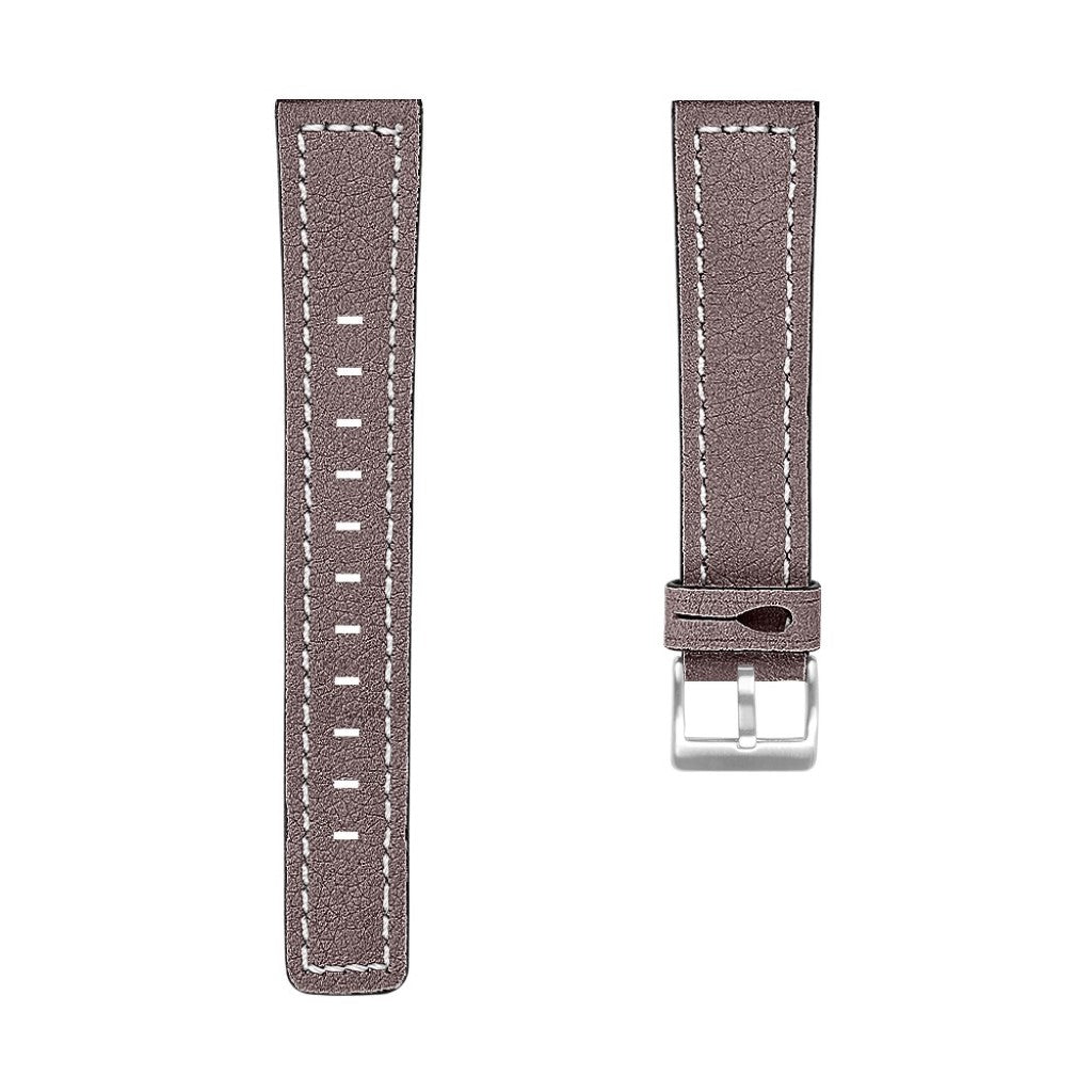 Mega slidstærk Xiaomi Mi Watch Ægte læder Rem - Rød#serie_6