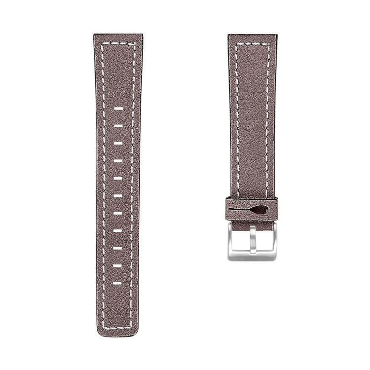 Mega slidstærk Xiaomi Mi Watch Ægte læder Rem - Rød#serie_6