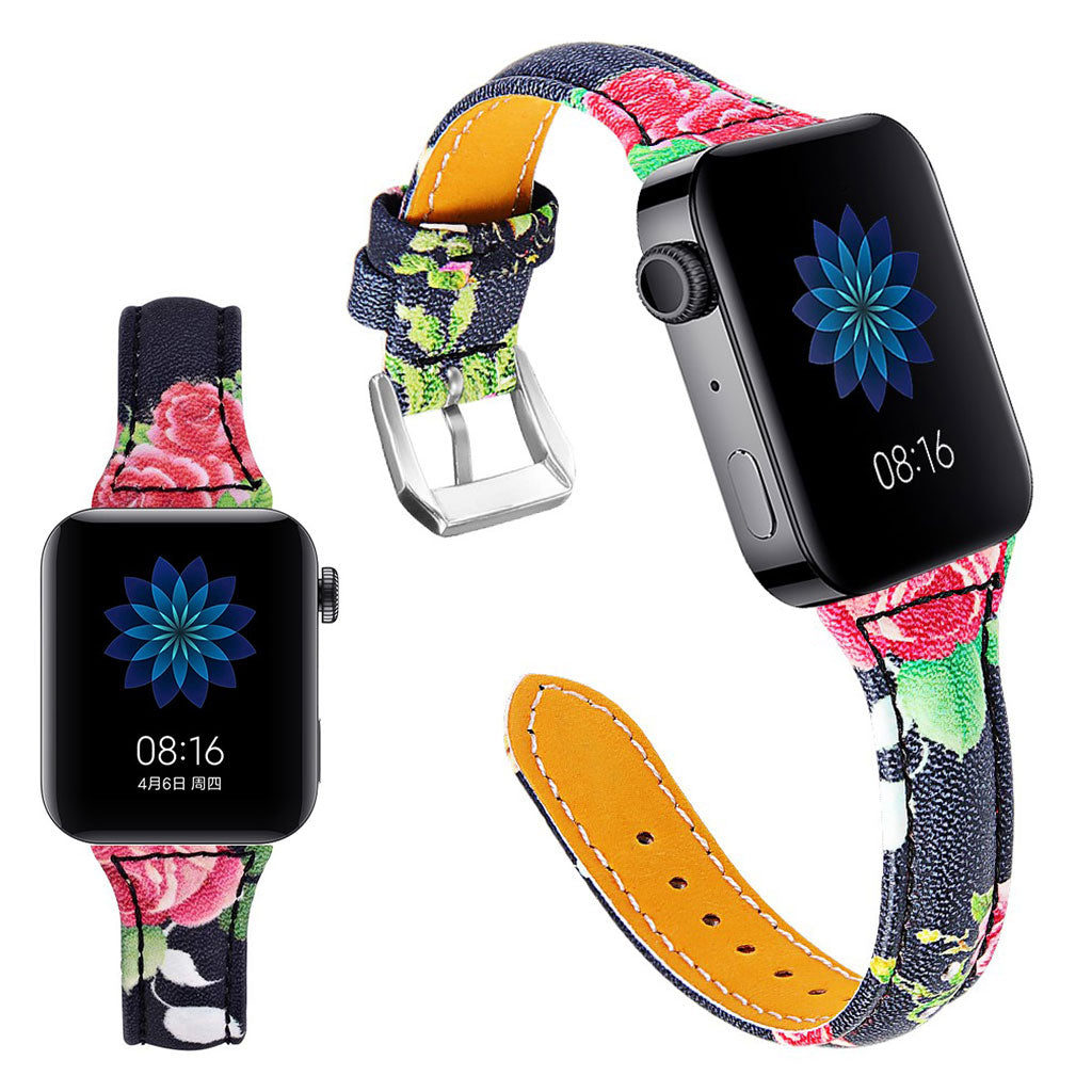 Meget godt Xiaomi Mi Watch Ægte læder Rem - Flerfarvet#serie_1