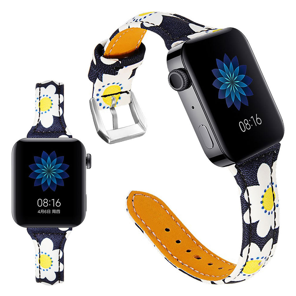 Meget godt Xiaomi Mi Watch Ægte læder Rem - Flerfarvet#serie_3