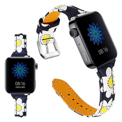 Meget godt Xiaomi Mi Watch Ægte læder Rem - Flerfarvet#serie_3