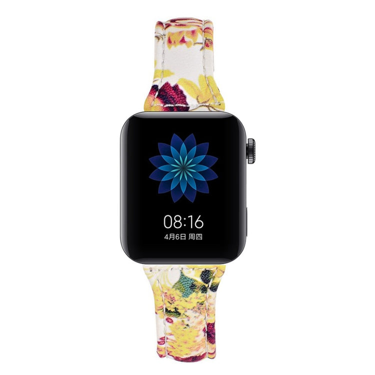Meget godt Xiaomi Mi Watch Ægte læder Rem - Flerfarvet#serie_5