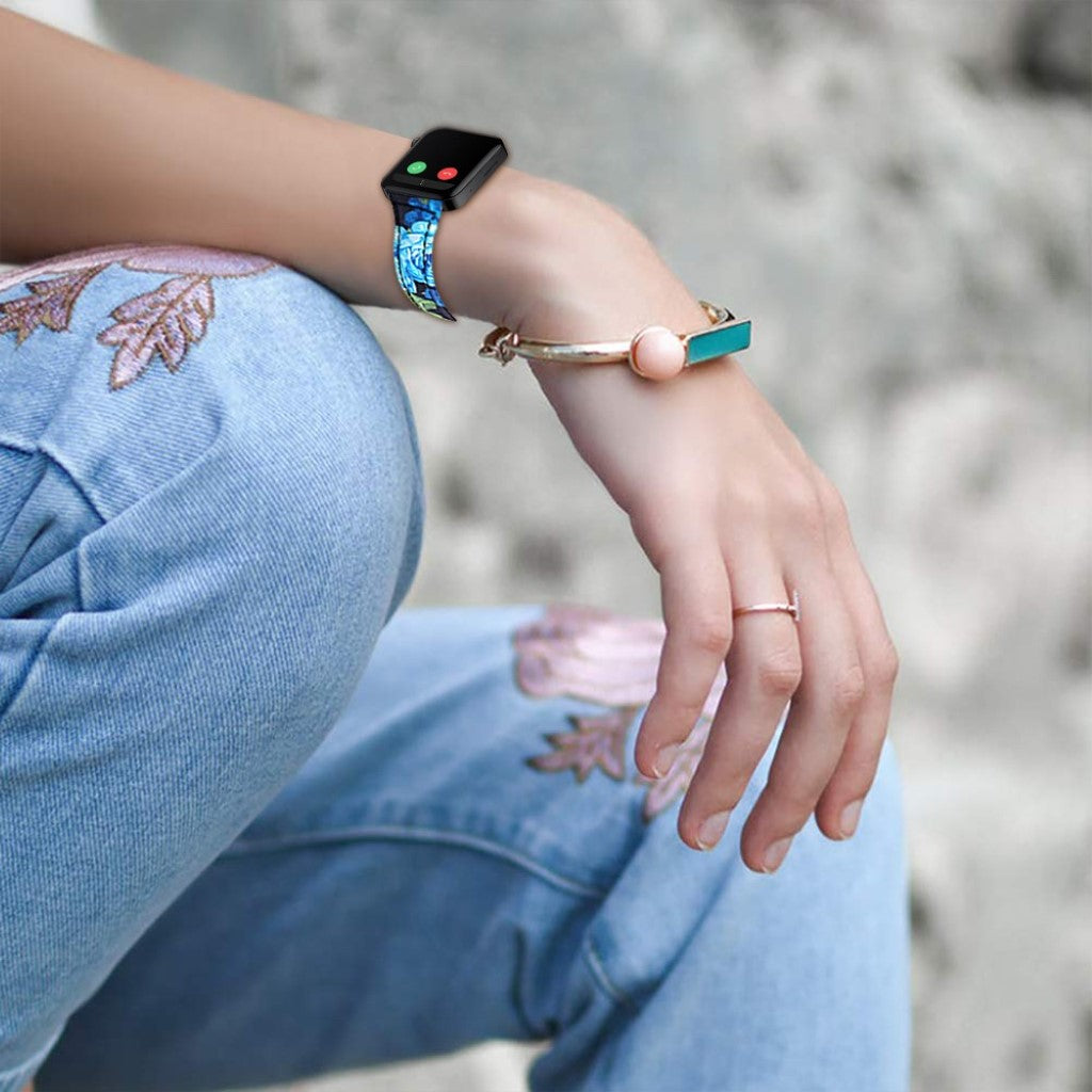 Meget godt Xiaomi Mi Watch Ægte læder Rem - Flerfarvet#serie_7