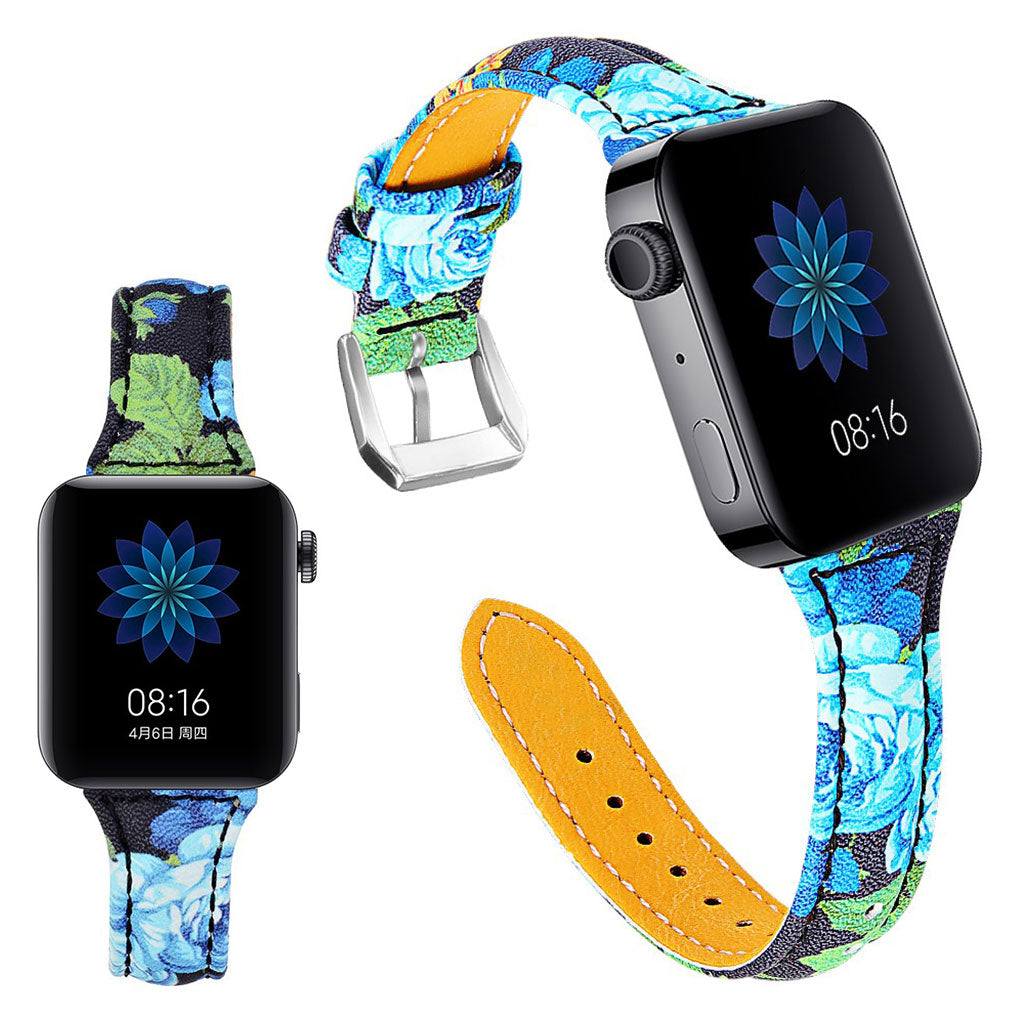 Meget godt Xiaomi Mi Watch Ægte læder Rem - Flerfarvet#serie_7