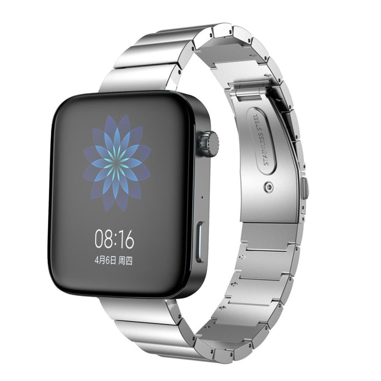 Rigtigt skøn Xiaomi Mi Watch Metal Rem - Sølv#serie_6