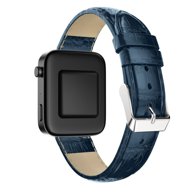 Mega skøn Xiaomi Mi Watch Ægte læder Rem - Blå#serie_4