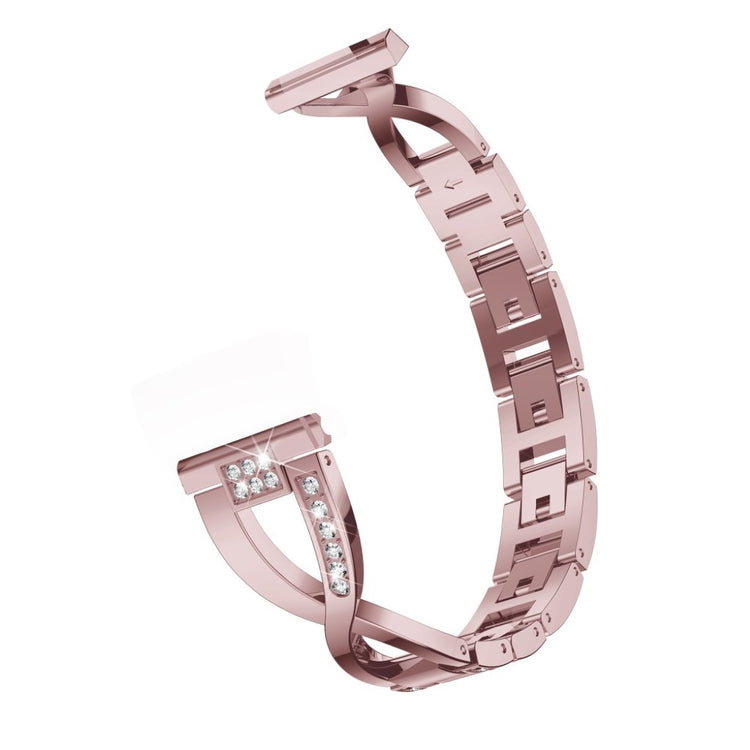 Vildt fed Xiaomi Mi Watch Metal og Rhinsten Rem - Pink#serie_3