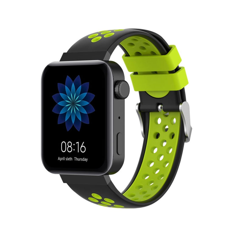 Meget hårdfør Xiaomi Mi Watch Silikone Rem - Grøn#serie_1