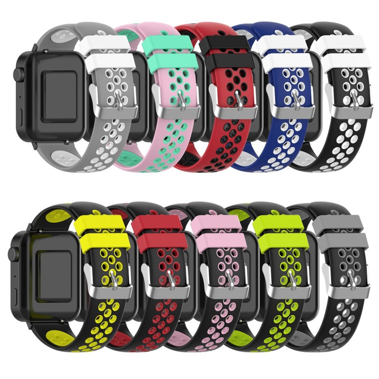 Meget hårdfør Xiaomi Mi Watch Silikone Rem - Grøn#serie_1