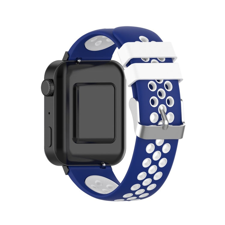 Meget hårdfør Xiaomi Mi Watch Silikone Rem - Hvid#serie_10