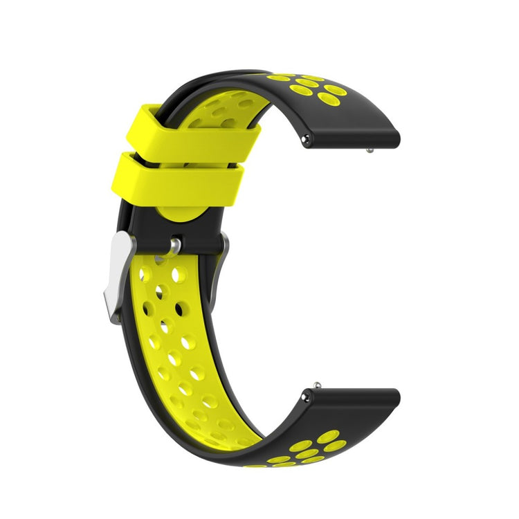 Meget hårdfør Xiaomi Mi Watch Silikone Rem - Gul#serie_9