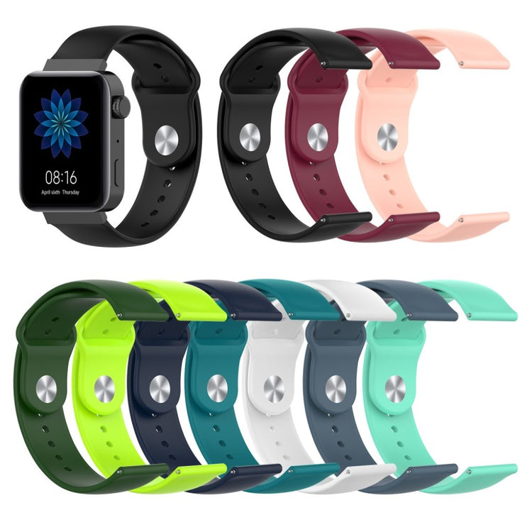 Pænt Xiaomi Mi Watch Silikone Rem - Sort#serie_1