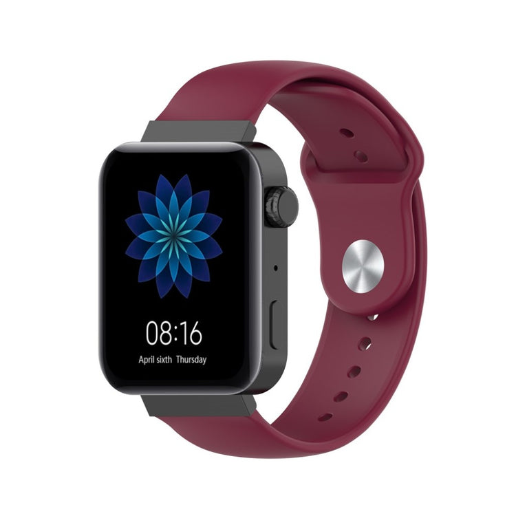 Pænt Xiaomi Mi Watch Silikone Rem - Rød#serie_4