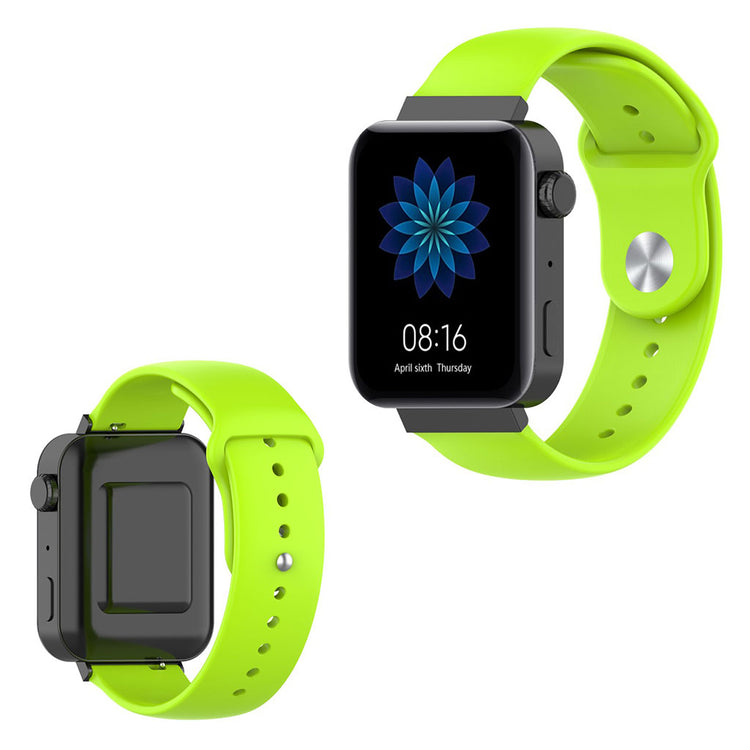 Pænt Xiaomi Mi Watch Silikone Rem - Grøn#serie_5