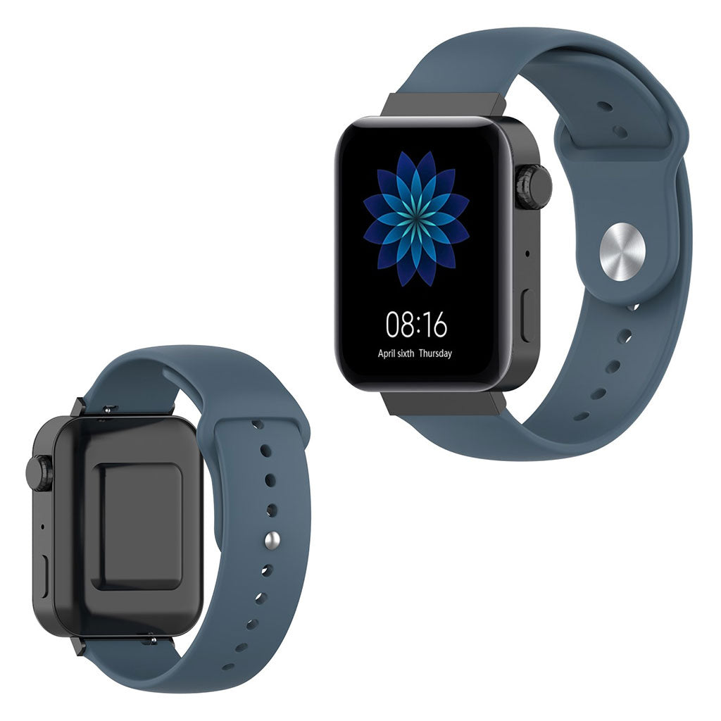 Pænt Xiaomi Mi Watch Silikone Rem - Blå#serie_9