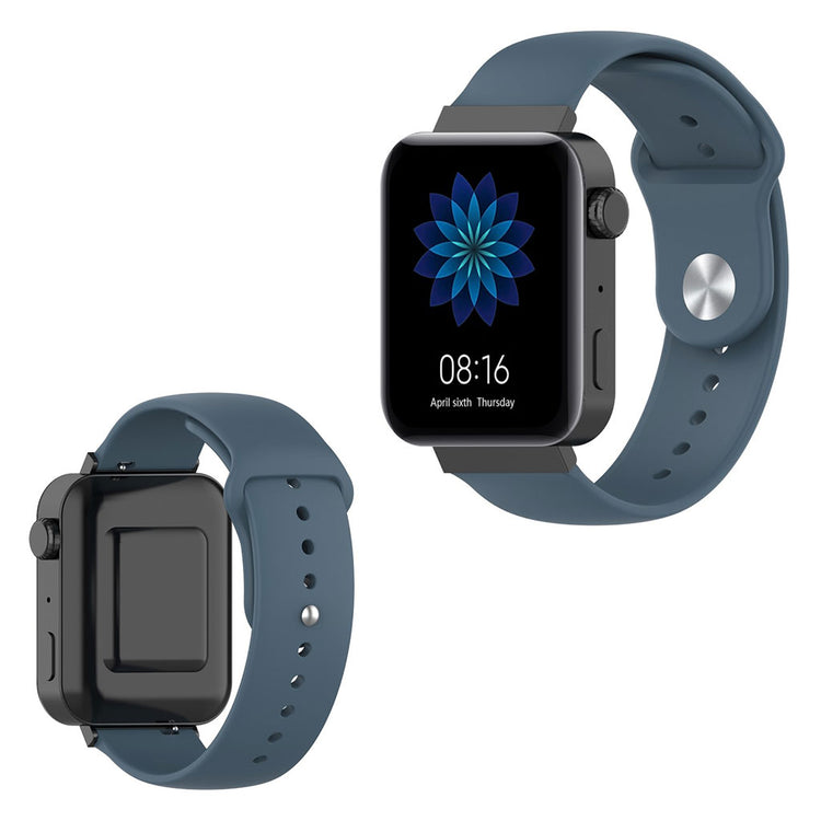 Pænt Xiaomi Mi Watch Silikone Rem - Blå#serie_9