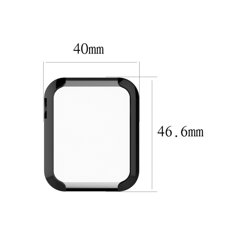 Rigtigt kønt Xiaomi Mi Watch Silikone Rem - Sort#serie_1