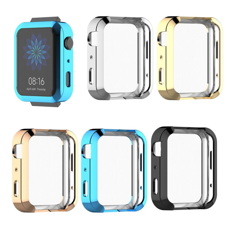 Rigtigt kønt Xiaomi Mi Watch Silikone Rem - Sort#serie_1