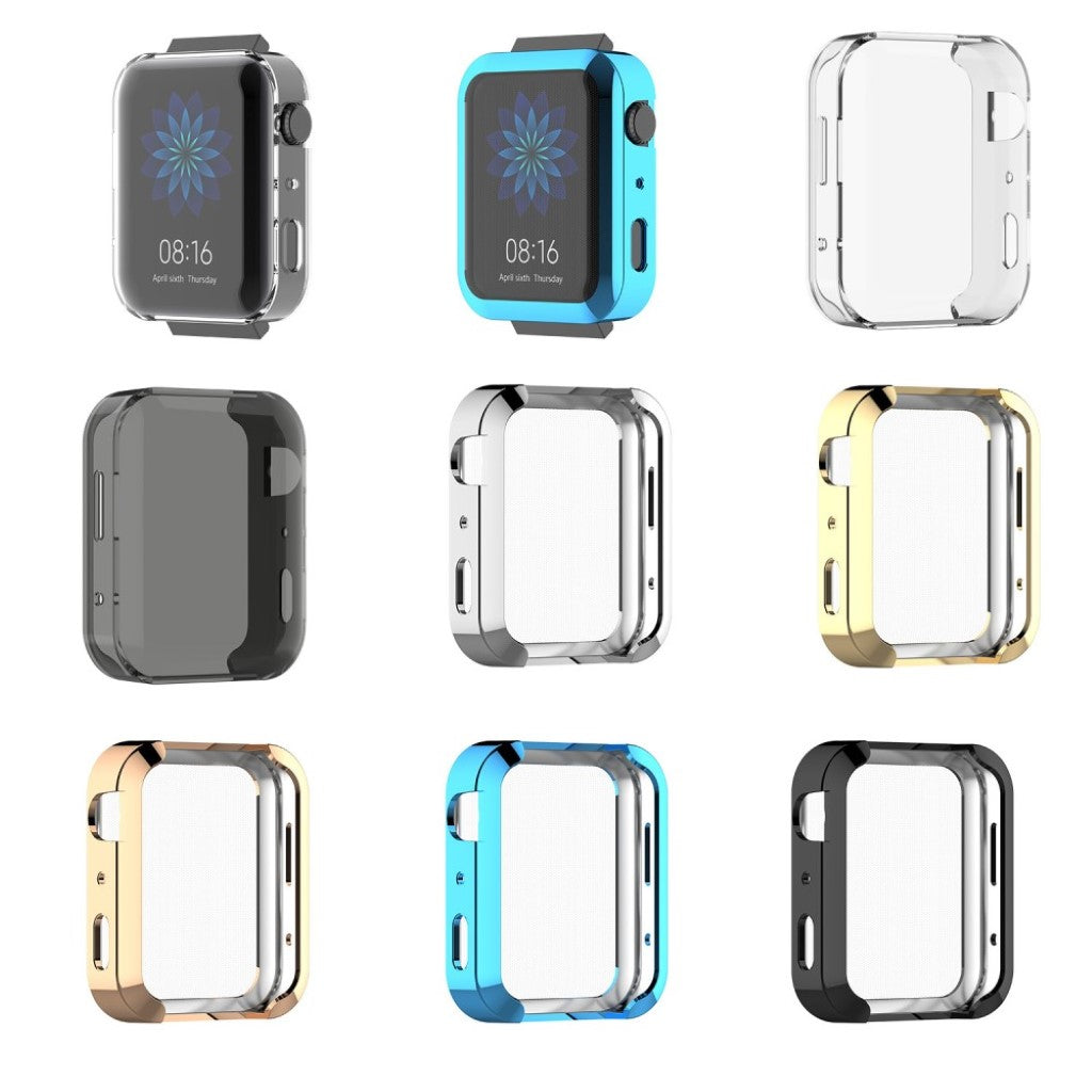 Rigtigt kønt Xiaomi Mi Watch Silikone Rem - Sort#serie_1